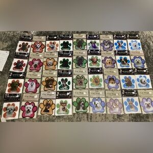 Dog Magnets - lots of breeds, paw shaped,
5”x5” $8 per magnet, read more…